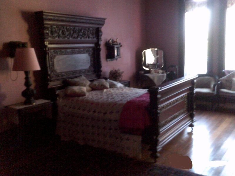 Sarah's Room at the notoriously haunted Wilson Castle in Proctor, Vermont.